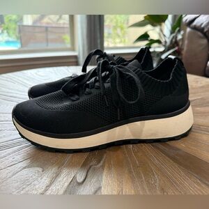 Black Nordstrom Rack Knit Sneakers
